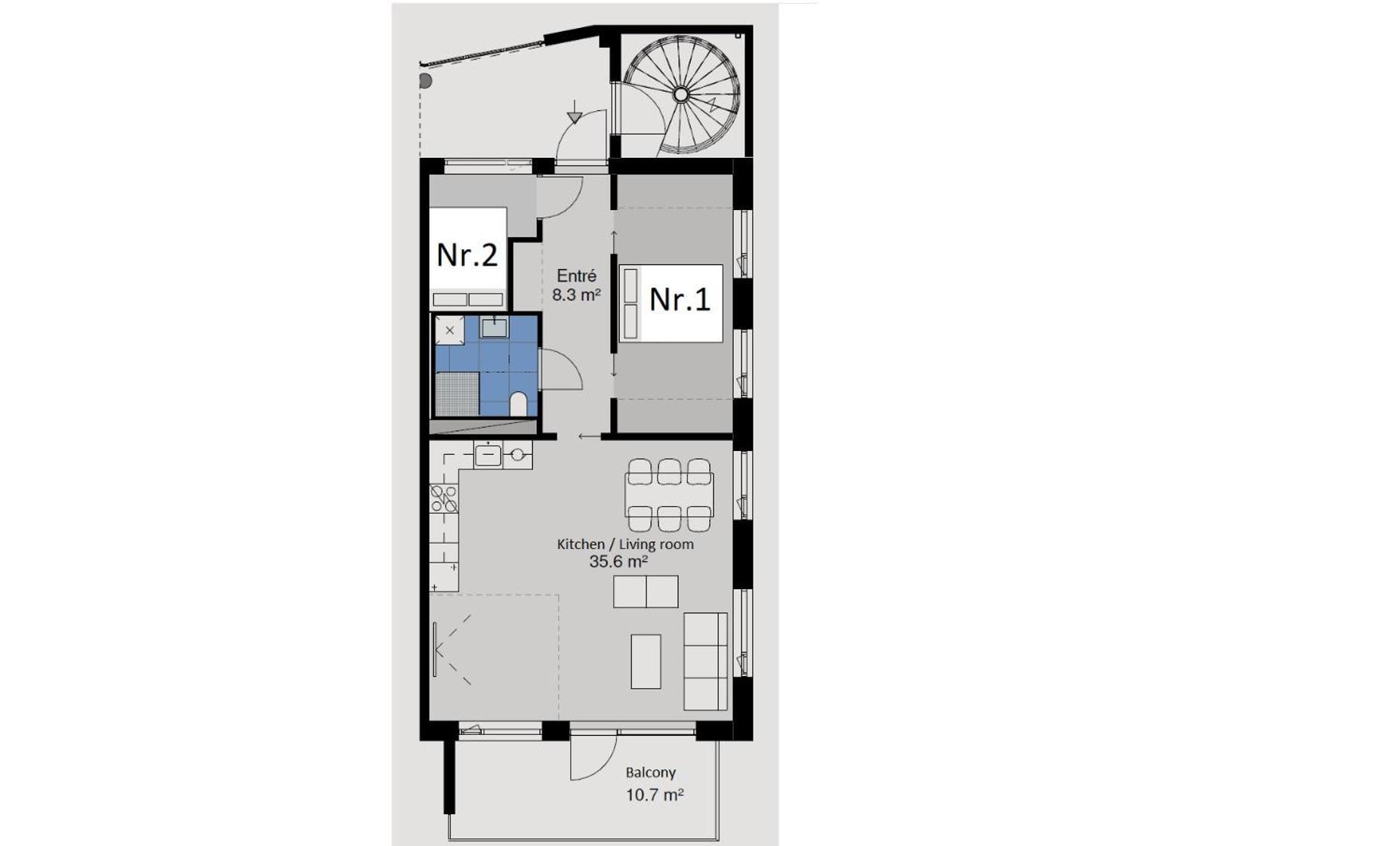 Corner Vervet Apartment